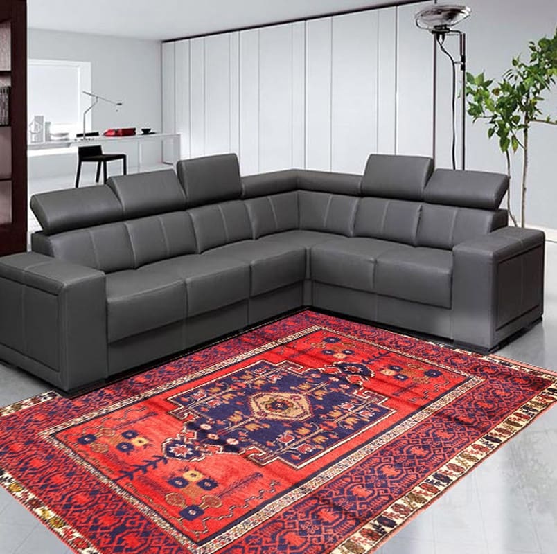Handgeknüpfter Zanjan Perserteppich, 212 × 132 cm, Wolle & Seide