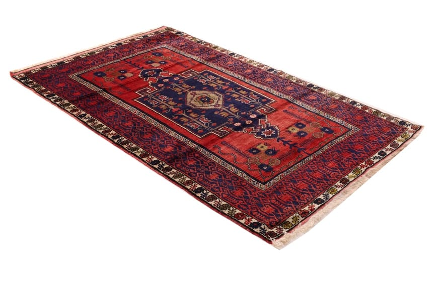 Handgeknüpfter Zanjan Perserteppich, 212 × 132 cm, Wolle & Seide