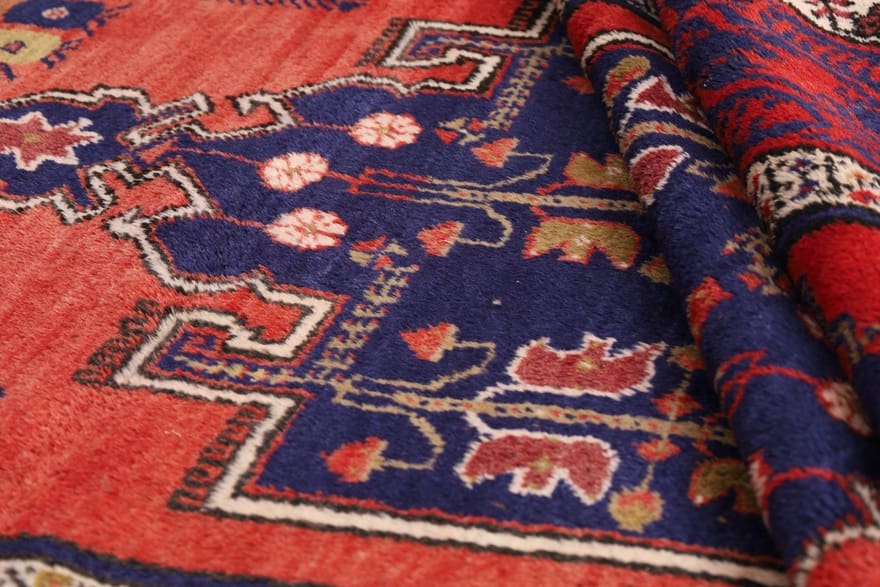 Handgeknüpfter Zanjan Perserteppich, 212 × 132 cm, Wolle & Seide