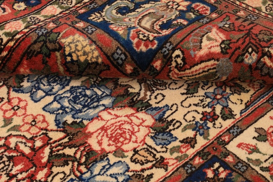 Handgeknüpfter Bakhtiari Perserteppich, 187 × 128 cm, Wolle