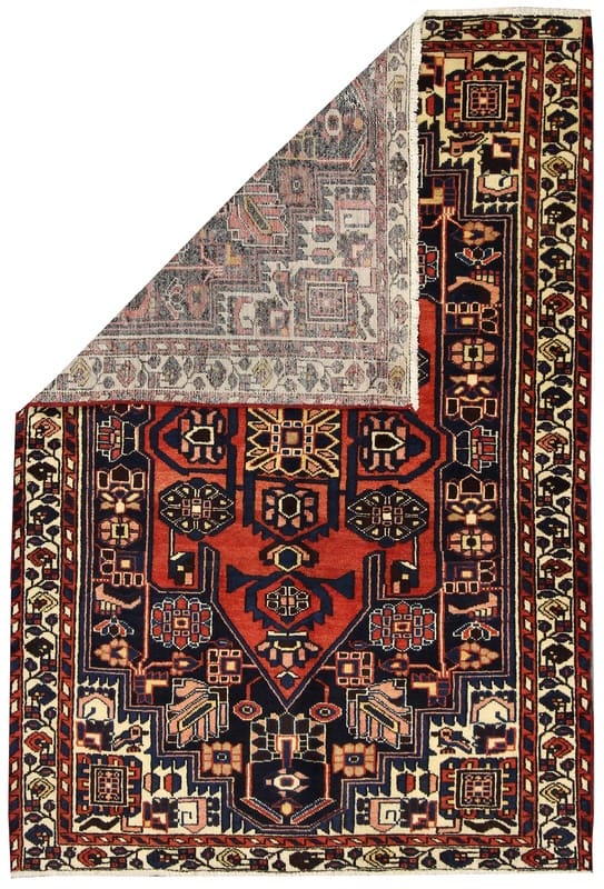 Handgeknüpfter Perserteppich, 195 × 130 cm, Wolle