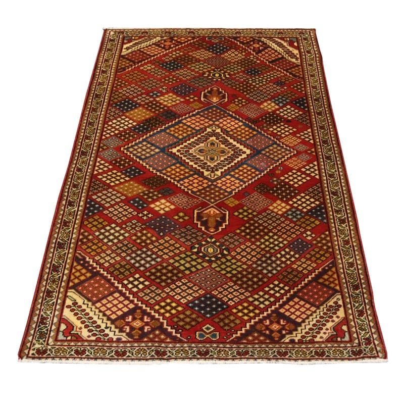 Zanjan Perserteppich aus Iran, 205 × 130 cm