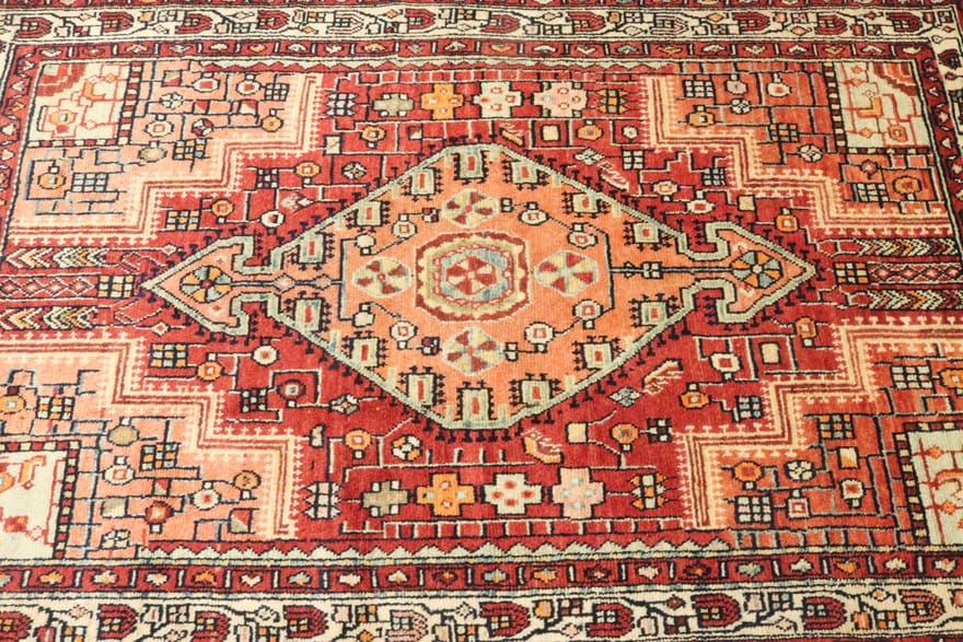Hamadan Perserteppich aus Iran, 206 × 132 cm