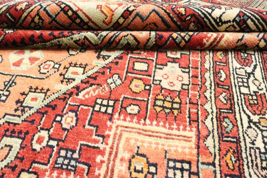Hamadan Perserteppich aus Iran, 206 × 132 cm