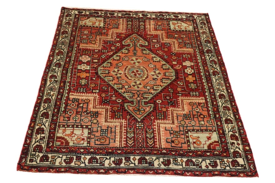 Hamadan Perserteppich aus Iran, 206 × 132 cm
