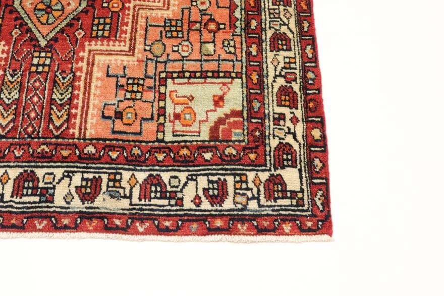 Hamadan Perserteppich aus Iran, 206 × 132 cm