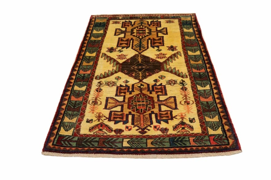 Shiraz Perserteppich aus Iran, 184 × 119 cm