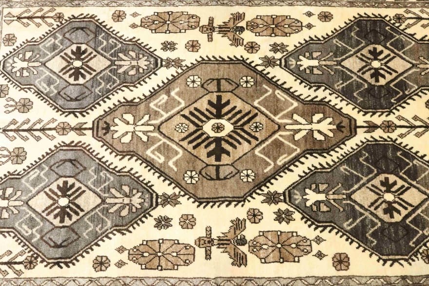 Handgeknüpfter Qashqai Perserteppich, 216 × 137 cm