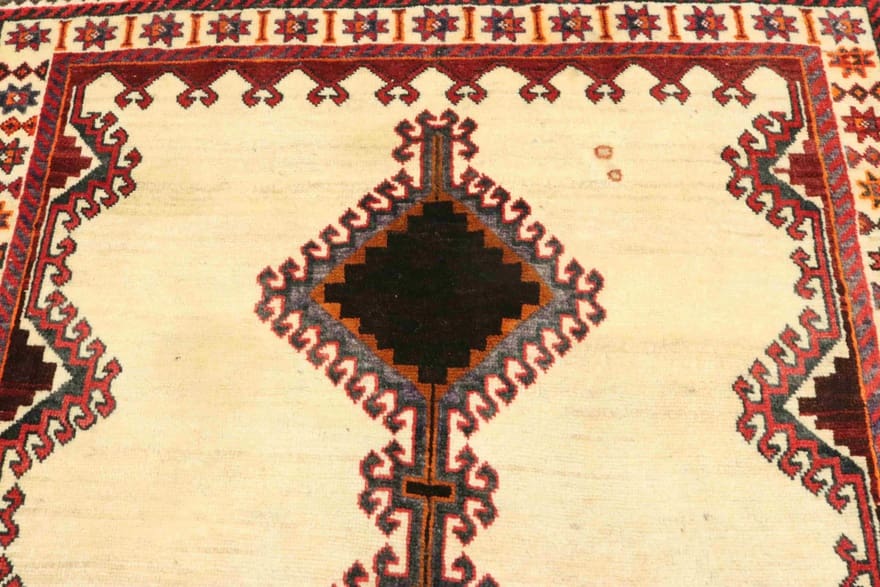 Handgeknüpfter Shiraz Perserteppich 212 × 133 cm