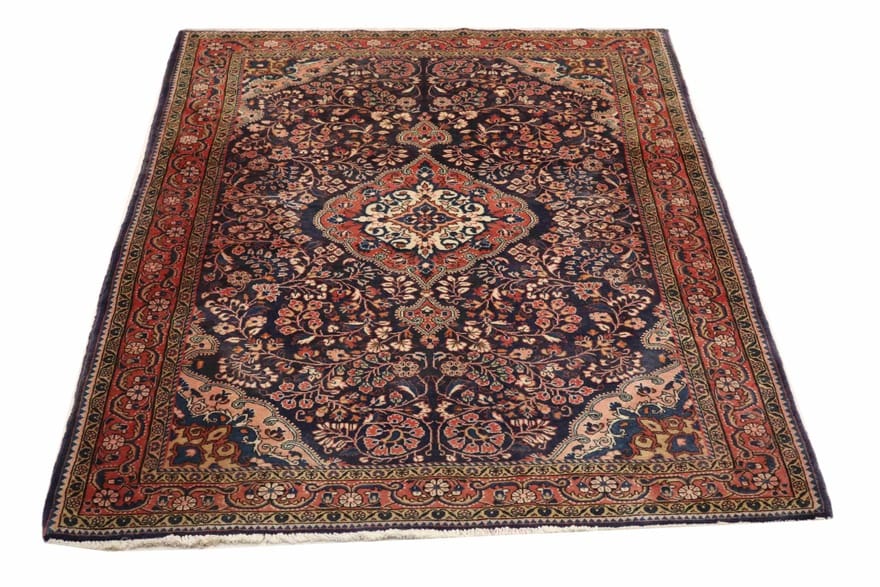 Handgeknüpfter Perserteppich, 215 × 135 cm, Wolle
