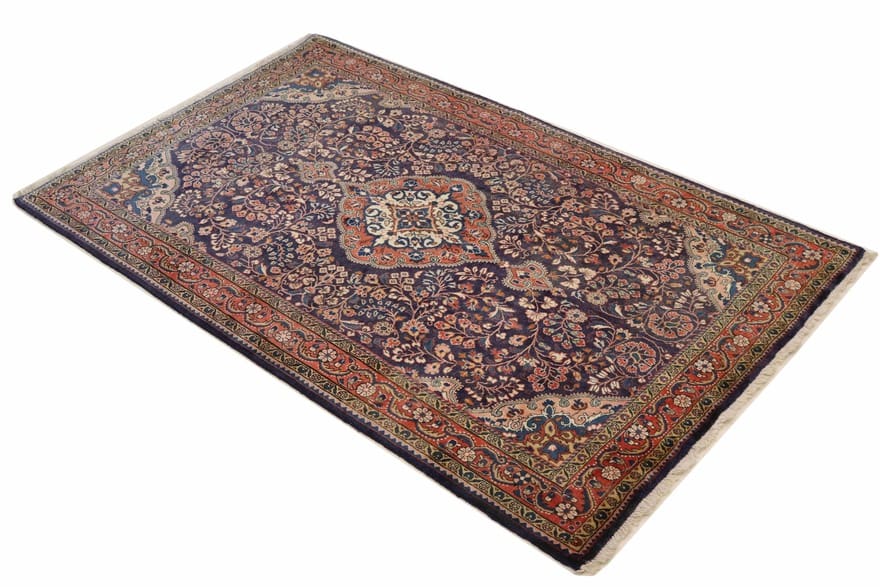 Handgeknüpfter Perserteppich, 215 × 135 cm, Wolle