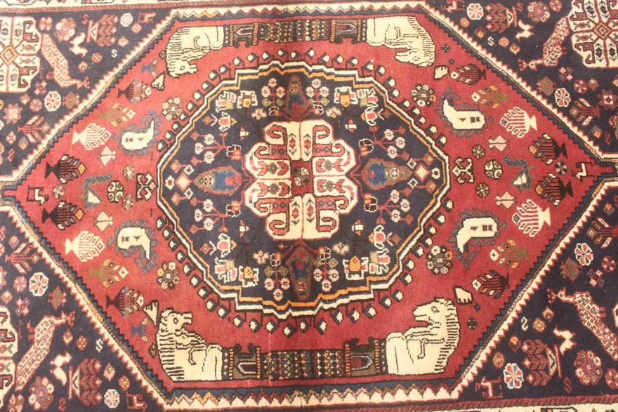 Qashqai Perserteppich aus Iran, 177 × 117 cm