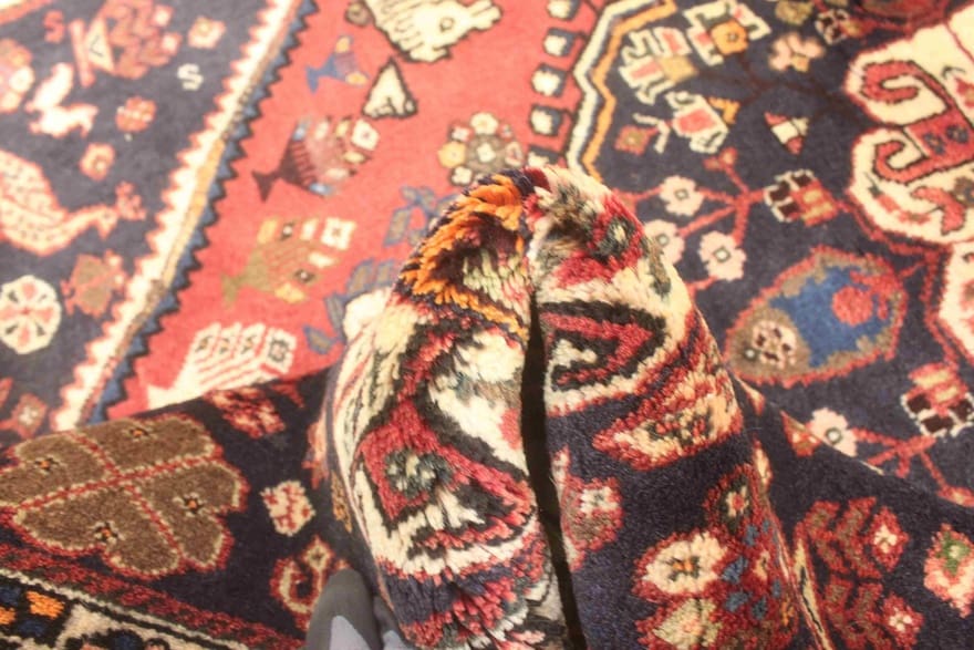 Qashqai Perserteppich aus Iran, 177 × 117 cm