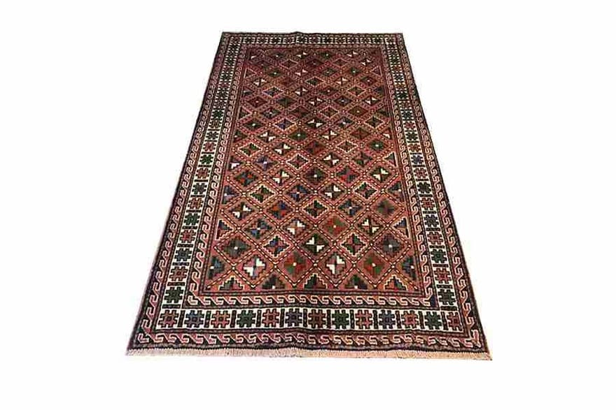 Handgeknüpfter Baluch Perserteppich 202 × 123 cm