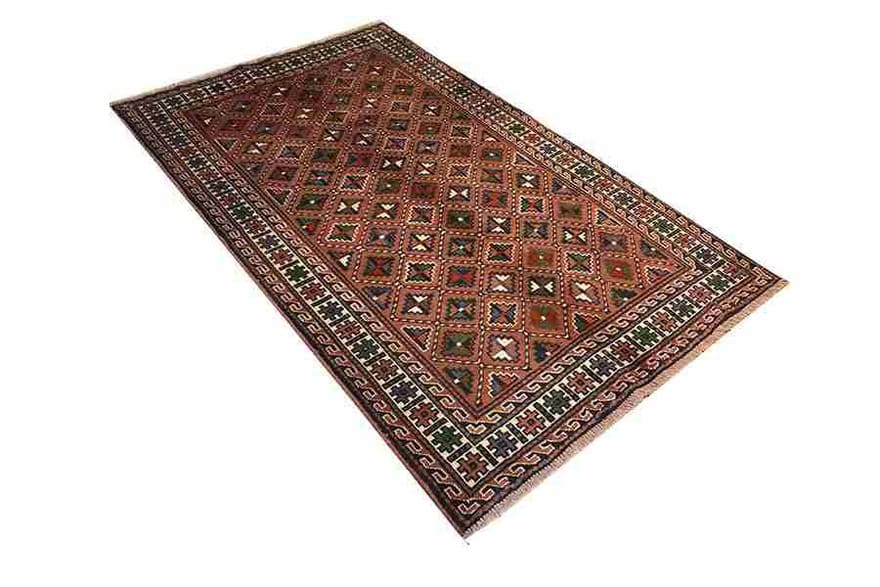 Handgeknüpfter Baluch Perserteppich 202 × 123 cm