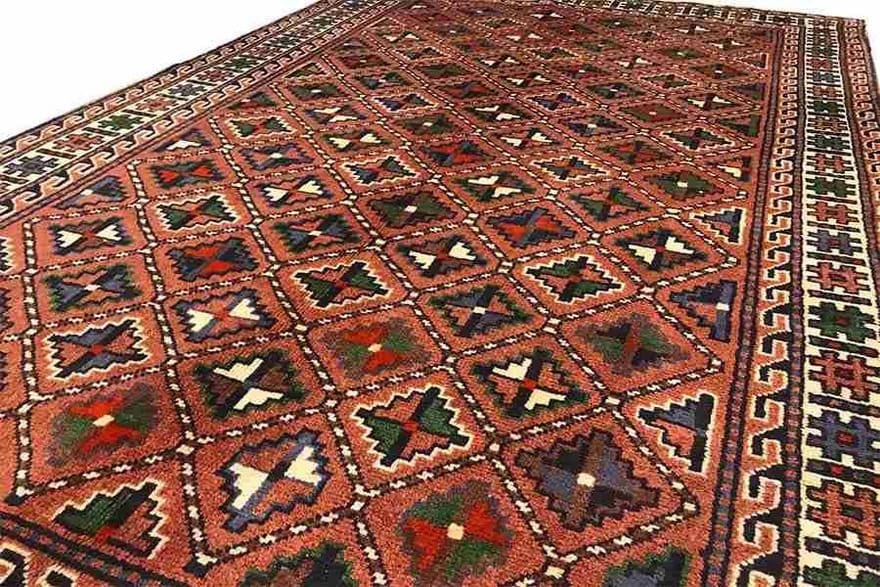 Handgeknüpfter Baluch Perserteppich 202 × 123 cm