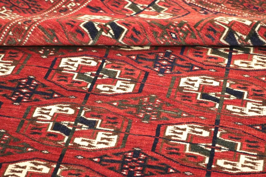 Perserteppich 198 × 123 cm aus Wolle, handgeknüpft