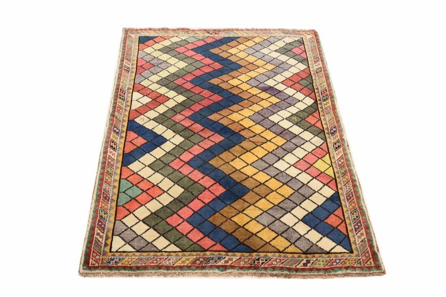 Handgeknüpfter Qashqai Perserteppich 186 × 122 cm