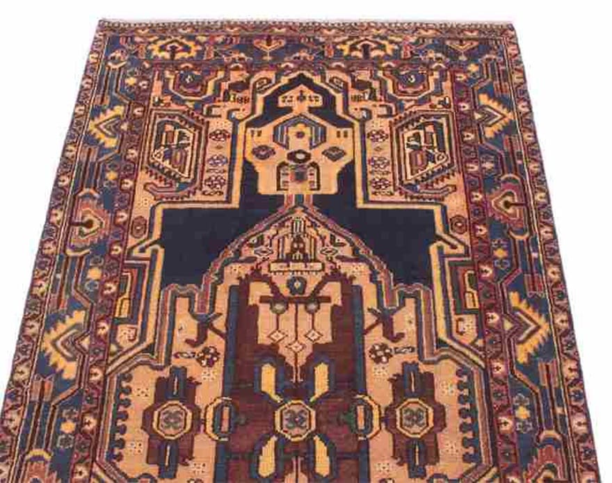 hamadan-alt-teppich-214x133-cm-antik-handgeknupft-perserteppich-4 Antiker Hamadan Perserteppich aus Iran, 212 × 132 cm