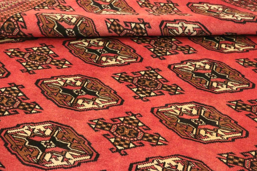 Turkmen Perserteppich aus Iran, 192 × 135 cm