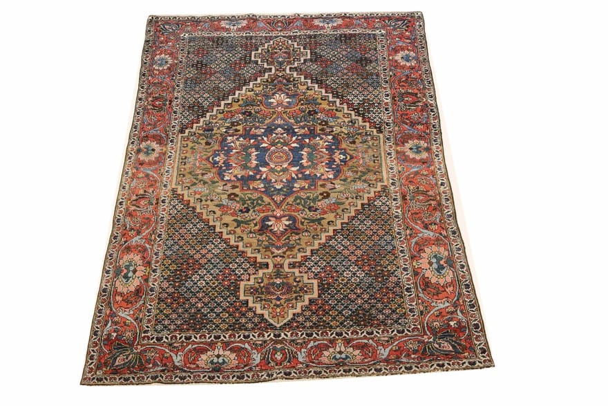Bakhtiari Perserteppich antik, 195 × 137 cm, Wolle