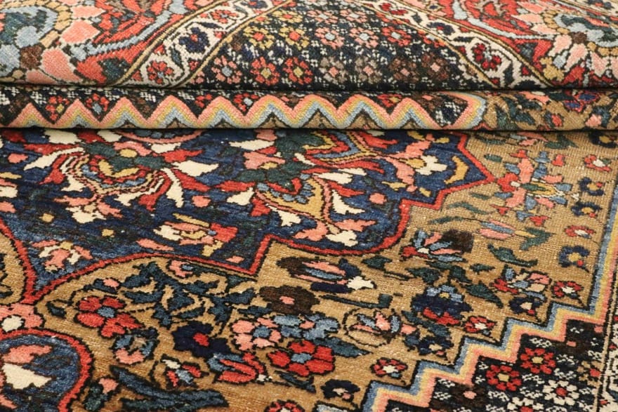 Bakhtiari Perserteppich antik, 195 × 137 cm, Wolle