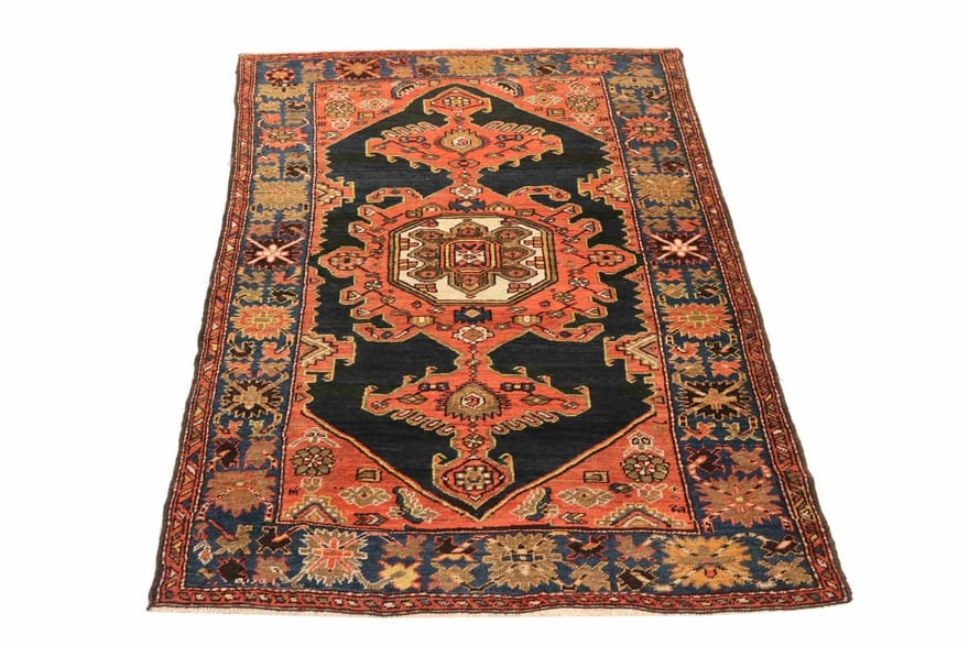 Antiker Perserteppich aus Iran, 196 × 115 cm