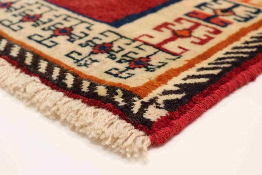 Qashqai Perserteppich aus Iran, 209 × 120 cm