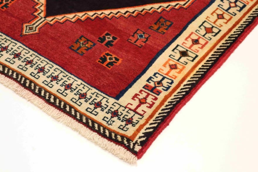 Qashqai Perserteppich aus Iran, 209 × 120 cm