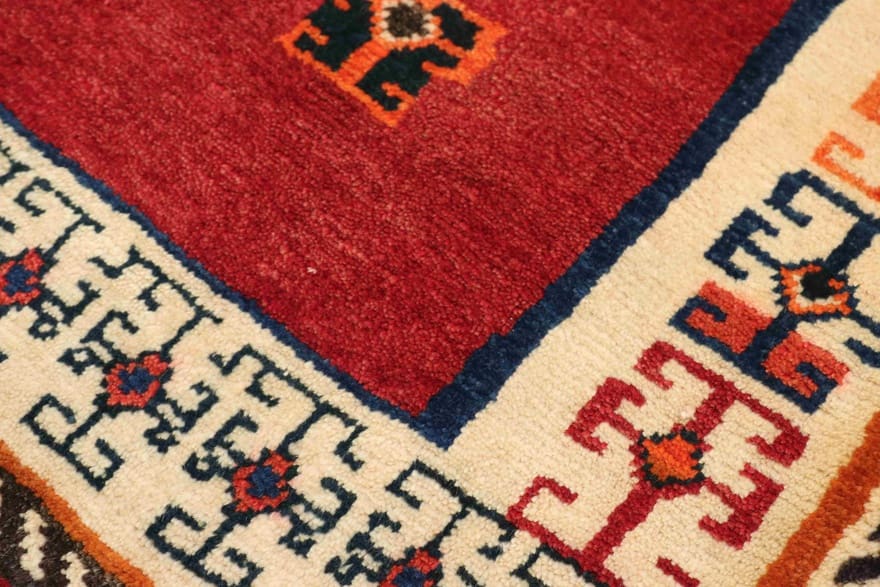Qashqai Perserteppich aus Iran, 209 × 120 cm