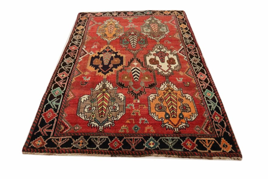 Qashqai Perserteppich aus Iran, 217 × 131 cm