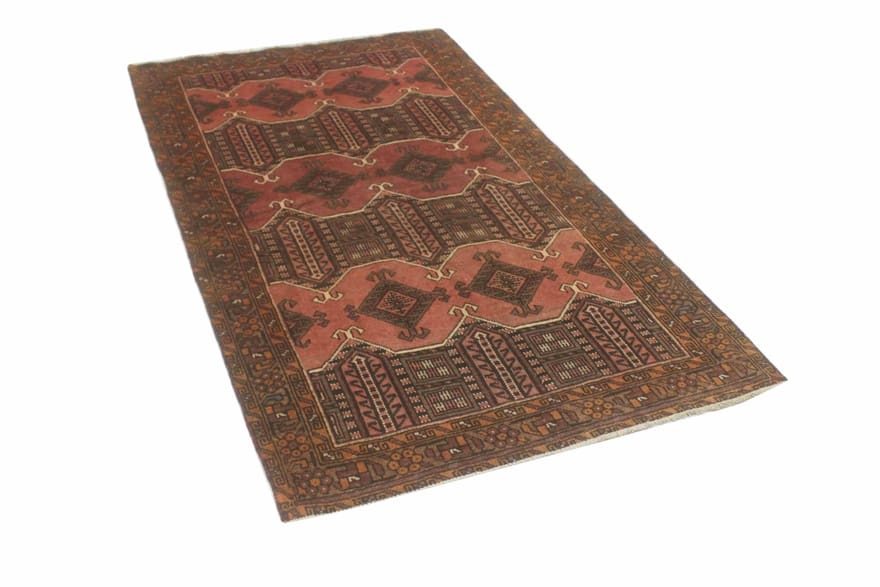 belutsch-orientteppich-216x120-cm-handgeknupft-aus-wolle-1 Handgeknüpfter Baluch Perserteppich, 214 × 119 cm, Wolle