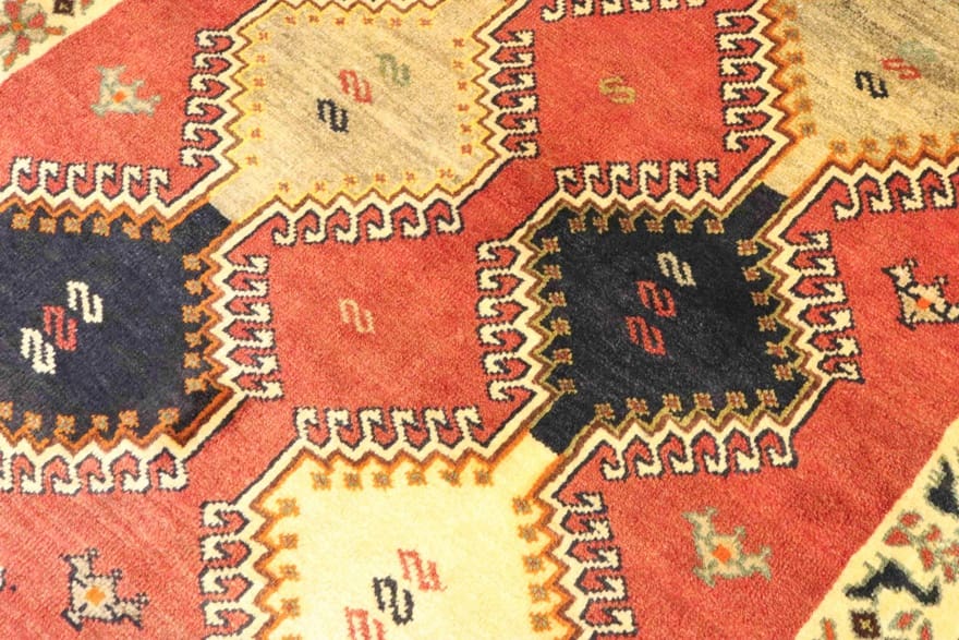 Qashqai Perserteppich aus Iran, 200 × 120 cm