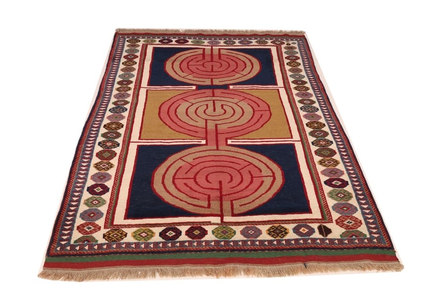 Gabbeh Perserteppich 234 × 158 cm aus Wolle, handgeknüpft