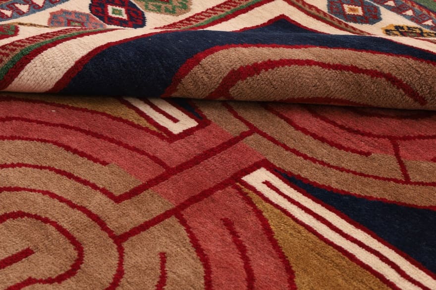 Gabbeh Perserteppich 234 × 158 cm aus Wolle, handgeknüpft