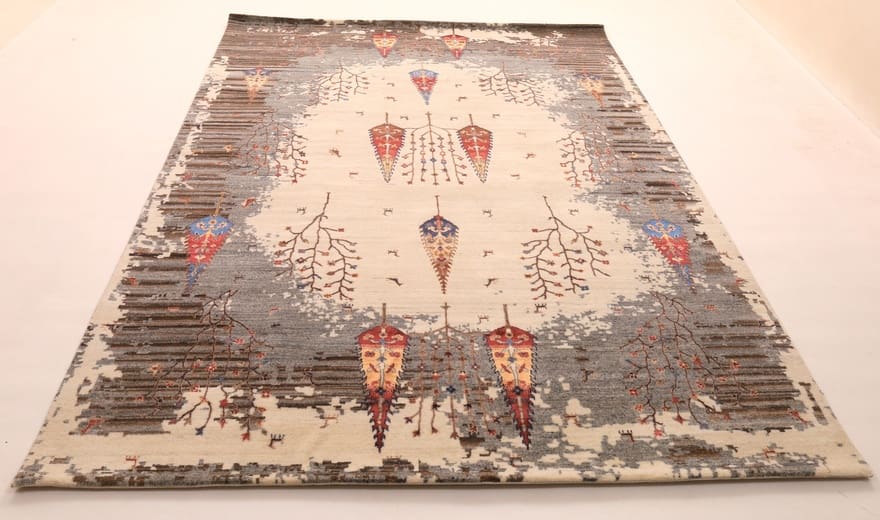 Handgeknüpfter Loribaft Orientteppich, 300 × 203 cm, Wolle