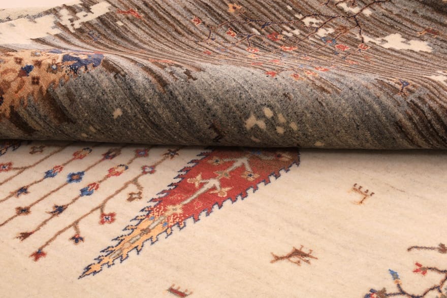 Handgeknüpfter Loribaft Orientteppich, 300 × 203 cm, Wolle