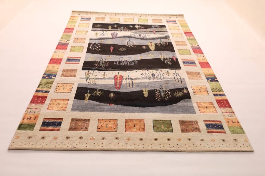 Loribaft Orientteppich 305 × 203 cm aus Wolle, handgeknüpft