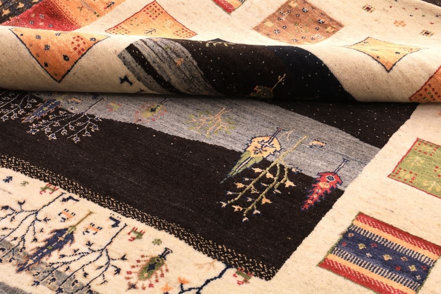 Loribaft Orientteppich 305 × 203 cm aus Wolle, handgeknüpft