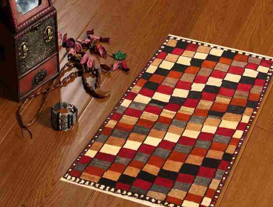 Qashqai Perserteppich aus Iran, 146 × 89 cm