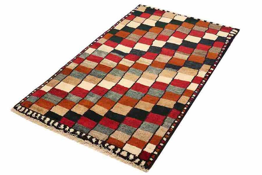 Qashqai Perserteppich aus Iran, 146 × 89 cm