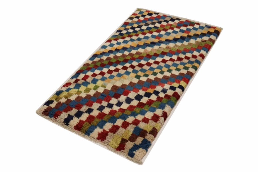 Handgeknüpfter Shiraz Perserteppich 134 × 74 cm