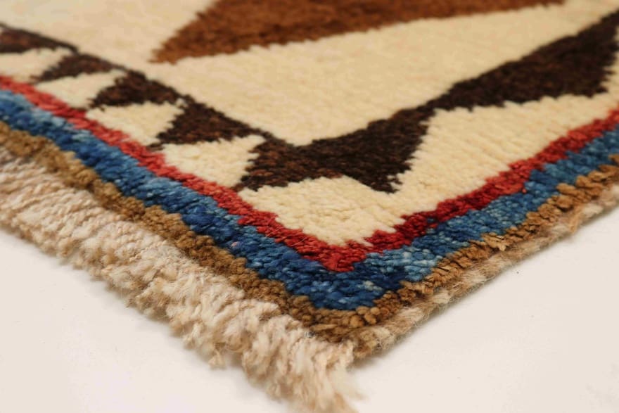 orientteppich-shiraz-198x106-kaschgai-handgeknupft-feinster-stil-6 Handgeknüpfter Shiraz Perserteppich, 196 × 105 cm
