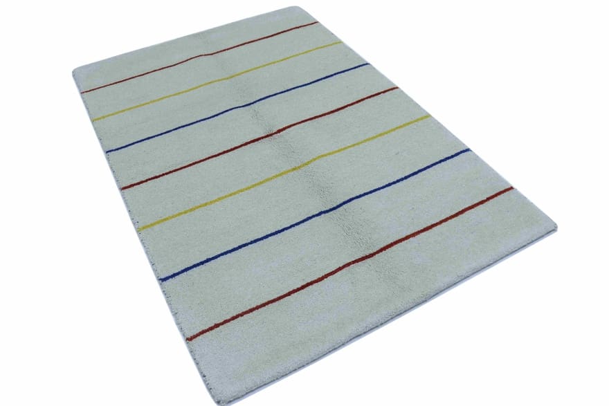 gabbeh-teppich-184x124-cm-geometrische-muster-handgeknupft-4 Gabbeh Orientteppich aus Indien, 182 × 123 cm