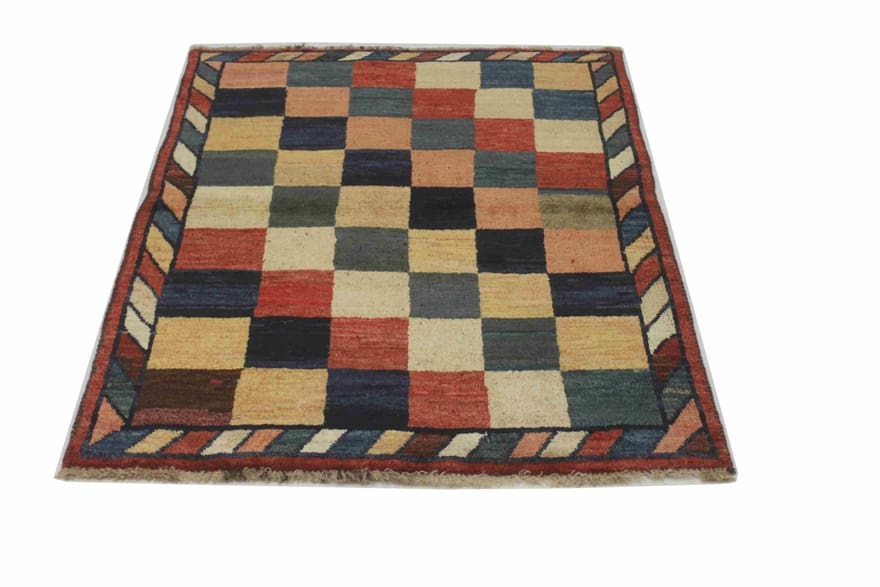 Qashqai Perserteppich aus Iran, 140 × 102 cm