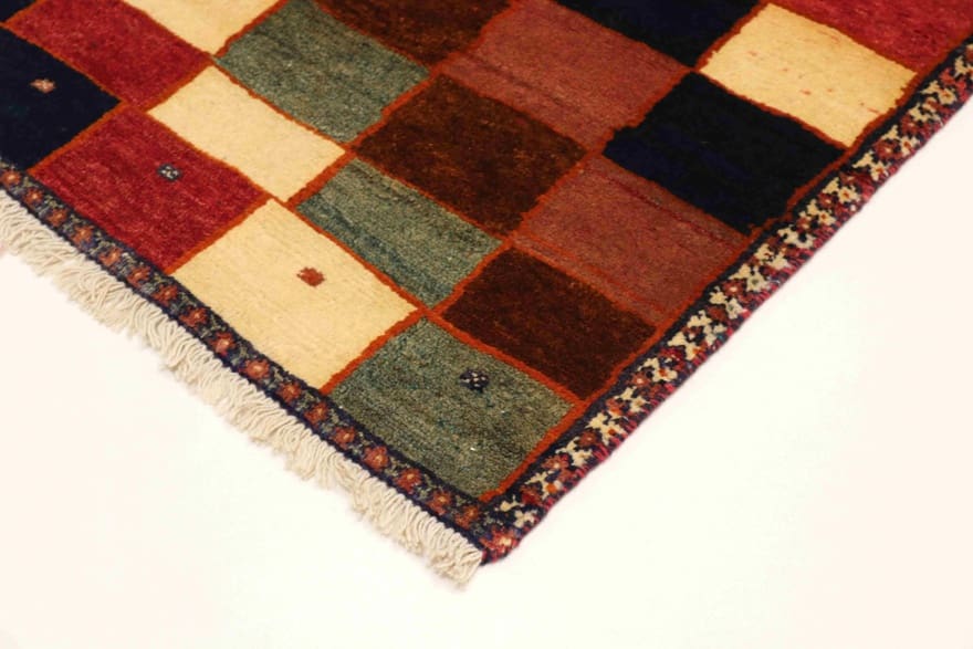 Handgeknüpfter Qashqai Perserteppich, 137 × 91 cm