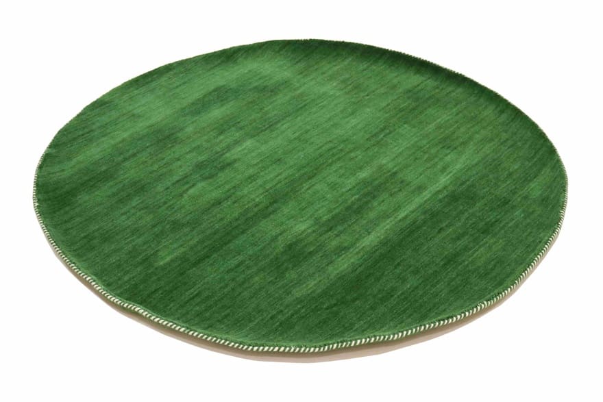gabbeh-teppich-256x255-cm-geometrisches-design-handgeknupft-3 Gabbeh Orientteppich aus Indien, 254 × 254 cm