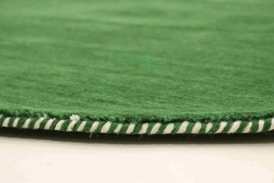 gabbeh-teppich-256x255-cm-geometrisches-design-handgeknupft-4 Gabbeh Orientteppich aus Indien, 254 × 254 cm