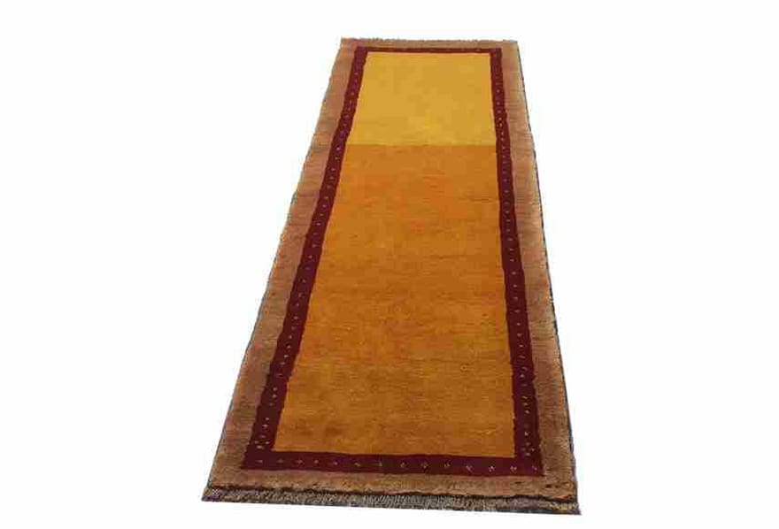Handgeknüpfter Gabbeh Perserteppich 232 × 79 cm