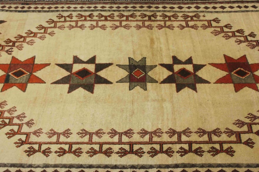 Qashqai Perserteppich aus Iran, 227 × 128 cm